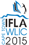 WLIC 2015 de la IFLA en Ciudad del Cabo