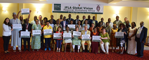 IFLA Global Vision regional workshop participants in Yaoundé, Cameroon