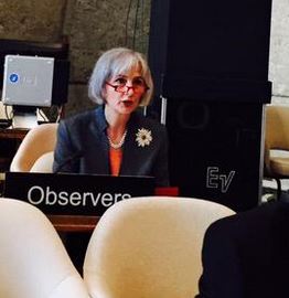Victoria Owen during the UNESCO meeting