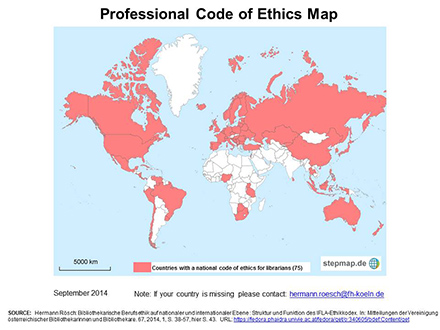 Professional Code of Ethics Map