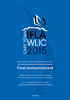 IFLA-Weltkongress 2014 Endgültige Ankündigung: Interaktive Version