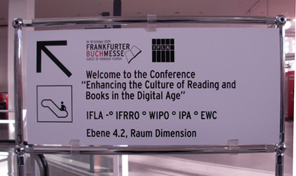 Frankfurt Book Fair, October 2009
