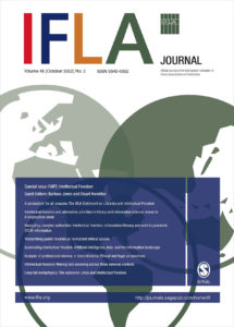 IFLA Journal Volume 48, No.3 (October 2022)