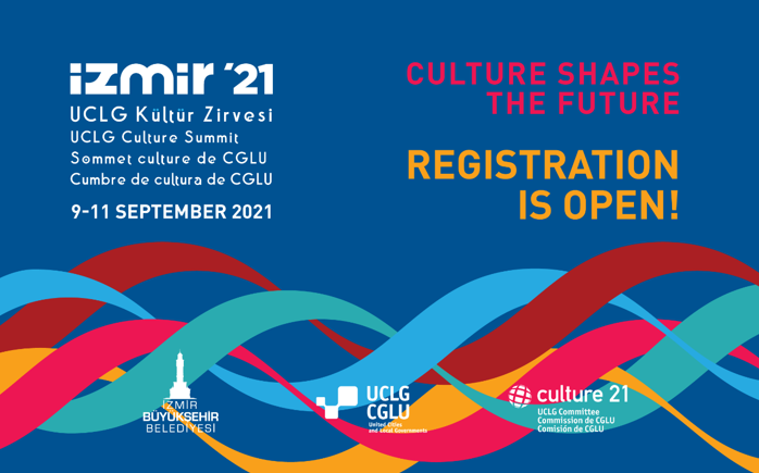 Graphic for the 4th UCLG Culture Summit in Izmir, Turkey