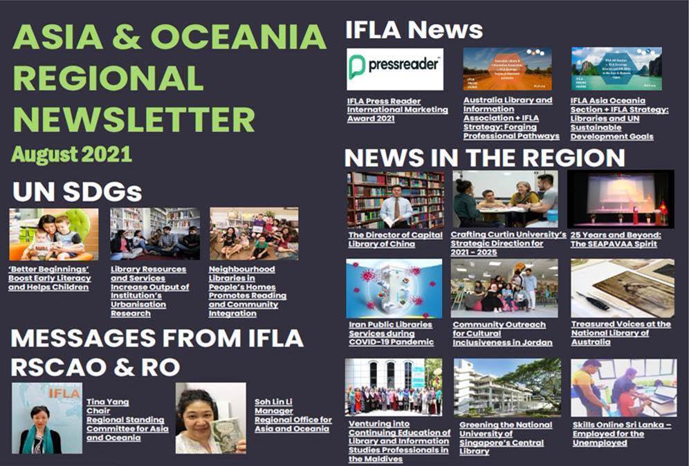 IFLA Asia and Oceania Regional Newsletter August 2021 Issue