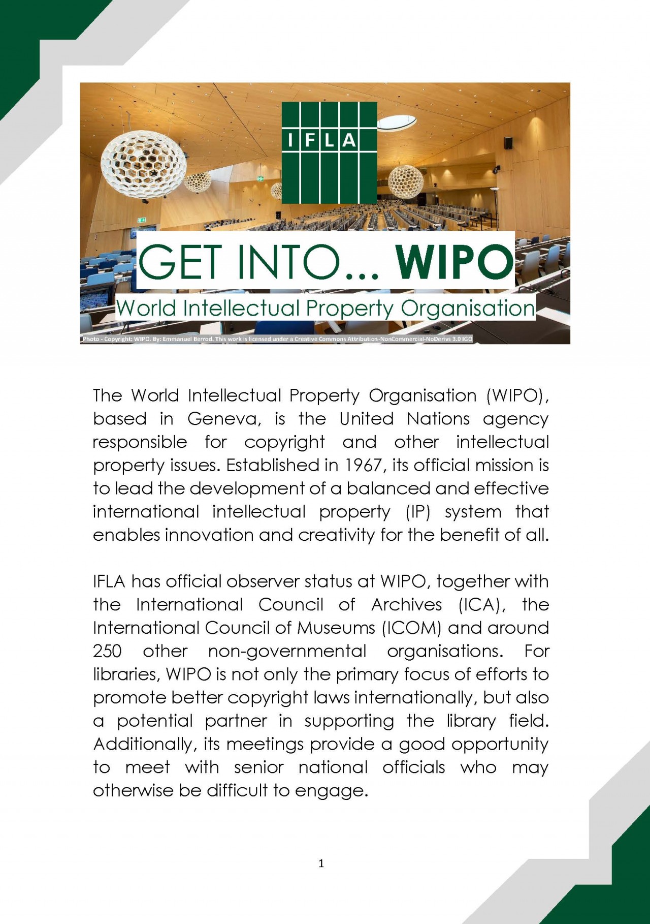 GET INTO WIPO Guide