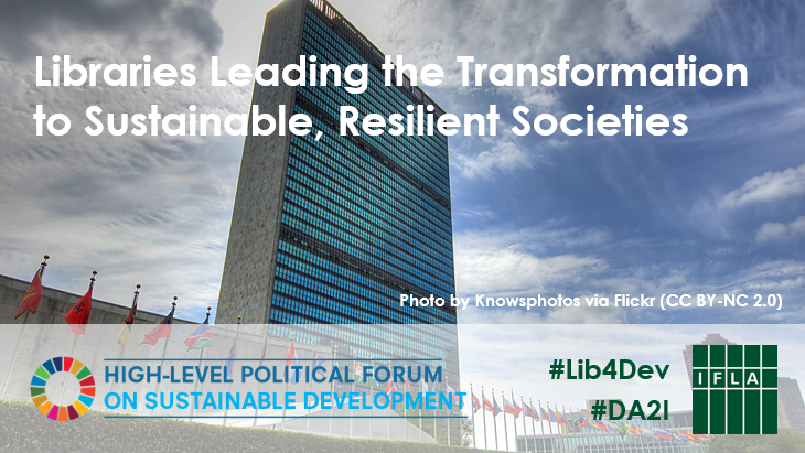 Libraries Leading the Transformation to Sustainable, Resilient Societies