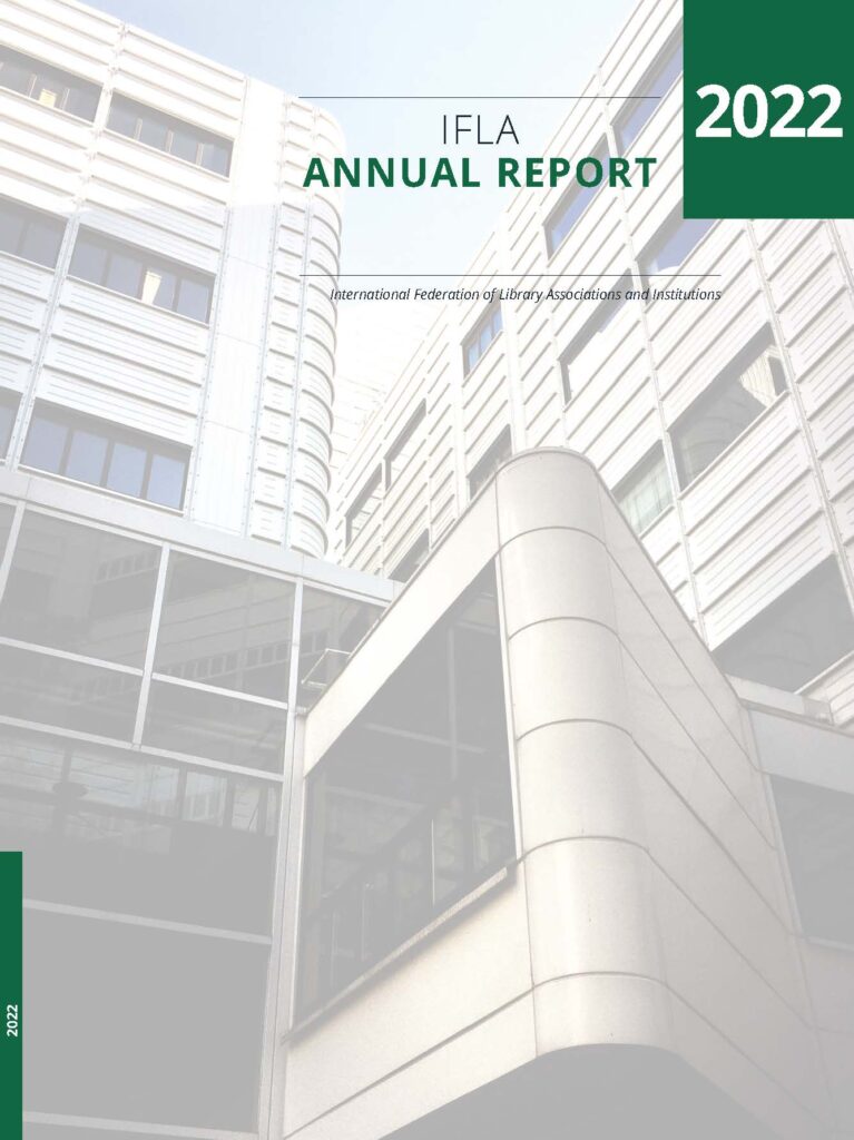 IFLA Annual Report 2022 (cover)